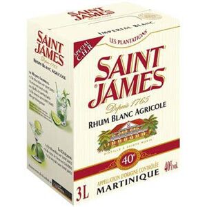 Wine And More Cubi Rhum Saint James Blanc 40° 3L - Publicité Wine And More Cubi Rhum Saint James Blanc 40° 3L - Publicité