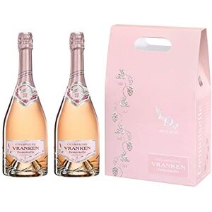 Demoiselle Champagne Vranken E.O. Rose Etui De 2 Bouteilles - Publicité Demoiselle Champagne Vranken E.O. Rose Etui De 2 Bouteilles - Publicité