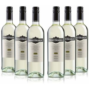SANT'ORSOLA Grillo Doc Vin De Sicile, Issu Du Cépage Grillo, Goût Frais, Savoureux Et Harmonieux, 6 X 750 Ml - Publicité SANT'ORSOLA Grillo Doc Vin De Sicile, Issu Du Cépage Grillo, Goût Frais, Savoureux Et Harmonieux, 6 X 750 Ml - Publicité