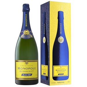 HEIDSIECK & Co Monopole Champagne Heidsieck & C° Monopole Blue Top Magnum sous étui 150cl - Publicité HEIDSIECK & Co Monopole Champagne Heidsieck & C° Monopole Blue Top Magnum sous étui 150cl - Publicité