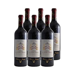 CHÂTEAU LA TOUR CARNET Rouge 2018 Appellation AOC Haut-Médoc Vin Rouge de Bordeaux Lot de 6x75cl Cépages Merlot, Cabernet Sauvignon 92/100 Decanter - Publicité