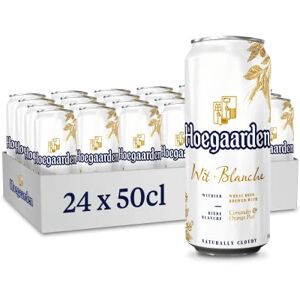 Hoegaarden Blanche Bière Pack de 24 Canettes de 50cl - Publicité Hoegaarden Blanche Bière Pack de 24 Canettes de 50cl - Publicité