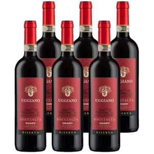 Uggiano Roccialta Vin Rouge Italien DOCG Chianti Riserva Toscane 6x75cl - Publicité Uggiano Roccialta Vin Rouge Italien DOCG Chianti Riserva Toscane 6x75cl - Publicité