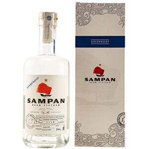 Sampan blanc Overproof 54° - Publicité Sampan blanc Overproof 54° - Publicité