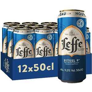 Leffe Rituel 9° Bière Pack 12 Canettes 50cl - Publicité Leffe Rituel 9° Bière Pack 12 Canettes 50cl - Publicité