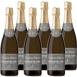 PLESSIS-DUVAL PLESSIS DUVAL AOP Crémant de Loire Vin Blanc Effervescent Lot de 6 bouteilles x 75 cl - Publicité PLESSIS-DUVAL PLESSIS DUVAL AOP Crémant de Loire Vin Blanc Effervescent Lot de 6 bouteilles x 75 cl - Publicité