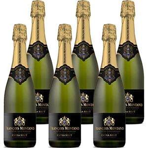Francois Montand Sparkling Wine Traditional Method Blanc de Blancs Extra Brut France (6 x 0.75 L) - Publicité Francois Montand Sparkling Wine Traditional Method Blanc de Blancs Extra Brut France (6 x 0.75 L) - Publicité