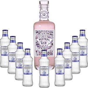 Wine And More Gintonic Mistral Gin 40° + 9London Essence "Grapefruit & Rosemary" (70cl + 9 * 20cl) - Publicité Wine And More Gintonic Mistral Gin 40° + 9London Essence "Grapefruit & Rosemary" (70cl + 9 * 20cl) - Publicité