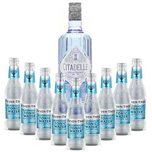 Wine And More Lot Citadelle & Mixer – Gin de France (1 * 70cl) & Fever Tree – Mediterranean (9 * 20cl) - Publicité Wine And More Lot Citadelle & Mixer – Gin de France (1 * 70cl) & Fever Tree – Mediterranean (9 * 20cl) - Publicité