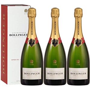 VINADDICT LOT 3 CHAMPAGNES BOLLINGER BRUT SPECIAL CUVÉE 75CL (ÉTUIS INDISPONIBLES) - Publicité VINADDICT LOT 3 CHAMPAGNES BOLLINGER BRUT SPECIAL CUVÉE 75CL (ÉTUIS INDISPONIBLES) - Publicité