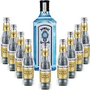 Wine And More Gintonic Gin Bombay Sapphire 40° + 9Fever Tree Indian Premium Water (70cl + 9 * 20cl) - Publicité Wine And More Gintonic Gin Bombay Sapphire 40° + 9Fever Tree Indian Premium Water (70cl + 9 * 20cl) - Publicité