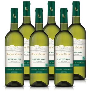 ROCHE MAZET – Sauvignon – Vin Blanc – IGP Pays d’Oc Terra Vitis Lot de 6 bouteilles x 75 cl - Publicité ROCHE MAZET – Sauvignon – Vin Blanc – IGP Pays d’Oc Terra Vitis Lot de 6 bouteilles x 75 cl - Publicité