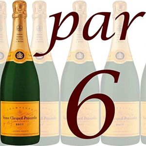 Wine And More VEUVE CLICQUOT-Champagne Veuve Clicquot Brut "Carte Jaune x6 - Publicité Wine And More VEUVE CLICQUOT-Champagne Veuve Clicquot Brut "Carte Jaune x6 - Publicité