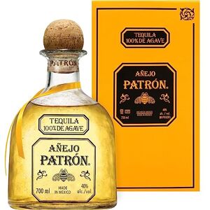 Patrón Tequila premium Añejo, 40 % d’alc., 70 cl / 700 ml, produite avec les meilleurs agaves bleus Weber, vieillie pendant plus d’un an en fûts de chêne, idéale pour un Old Fashioned, avec coffret cadeau - Publicité Patrón Tequila premium Añejo, 40 % d’alc., 70 cl / 700 ml, produite avec les meilleurs agaves bleus Weber, vieillie pendant plus d’un an en fûts de chêne, idéale pour un Old Fashioned, avec coffret cadeau - Publicité