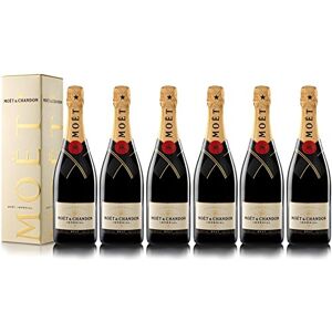 VINADDICT LOT 6 CHAMPAGNES MOËT & CHANDON BRUT MOËT IMPERIAL 75cl AVEC ÉTUIS. Publicité VINADDICT LOT 6 CHAMPAGNES MOËT & CHANDON BRUT MOËT IMPERIAL 75cl AVEC ÉTUIS. Publicité