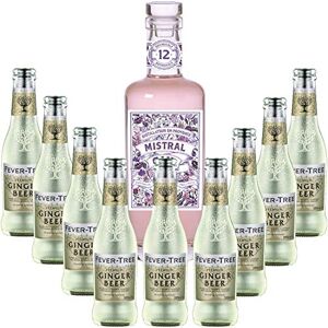 Wine And More Gintonic Mistral Gin 40° + 9Fever Tree Ginger Beer Water (70cl + 9 * 20cl) - Publicité Wine And More Gintonic Mistral Gin 40° + 9Fever Tree Ginger Beer Water (70cl + 9 * 20cl) - Publicité