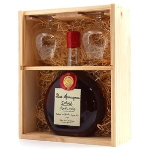Delord Coffret 2 Verres Armagnac 1985 70cl - Publicité Delord Coffret 2 Verres Armagnac 1985 70cl - Publicité