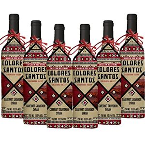 Colores Santos Vin rouge du Chili Vallée Colchagua Cabernet Sauvignon, Syrah (6 x 0,75 L) - Publicité Colores Santos Vin rouge du Chili Vallée Colchagua Cabernet Sauvignon, Syrah (6 x 0,75 L) - Publicité