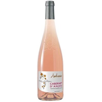 Les Caves de la Loire Vin rosé Ambroisie Cabernet d'Anjou AOC Loire Bouteille 750ml - Publicité Les Caves de la Loire Vin rosé Ambroisie Cabernet d'Anjou AOC Loire Bouteille 750ml - Publicité
