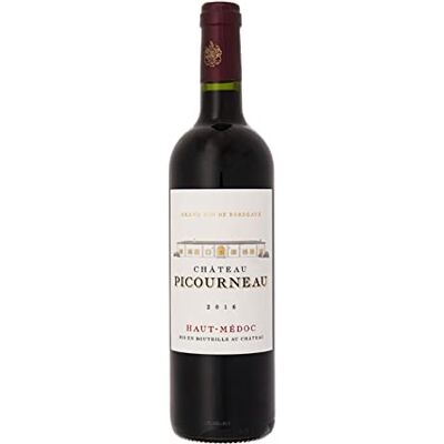 AOC Bordeaux Chateau Picourneau Vin 75 ml Lot de 3 - Publicité AOC Bordeaux Chateau Picourneau Vin 75 ml Lot de 3 - Publicité