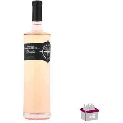 Wine And More Lot de 6 Terre de Mistral – Rosé Rosalie 2021 – AOP Côtes de Provence Sainte Victoire – 6x75cL - Publicité Wine And More Lot de 6 Terre de Mistral – Rosé Rosalie 2021 – AOP Côtes de Provence Sainte Victoire – 6x75cL - Publicité