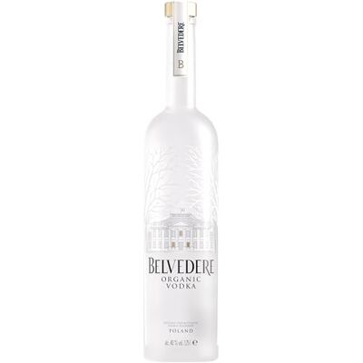 Belvedere Pure Organic Vodka 1,75L 40% Vodka 40% à base de seigle. Profil structuré et net. À déguster en cocktail ou pur. Publicité Belvedere Pure Organic Vodka 1,75L 40% Vodka 40% à base de seigle. Profil structuré et net. À déguster en cocktail ou pur. Publicité