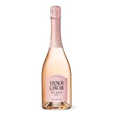 GÉRARD BERTRAND French Cancan Brut Rosé Bio Vin de France Terre de Vins 95/100, Pinot Noir, Cinsault, Chardonnay, garde 2-4 ans - Publicité GÉRARD BERTRAND French Cancan Brut Rosé Bio Vin de France Terre de Vins 95/100, Pinot Noir, Cinsault, Chardonnay, garde 2-4 ans - Publicité