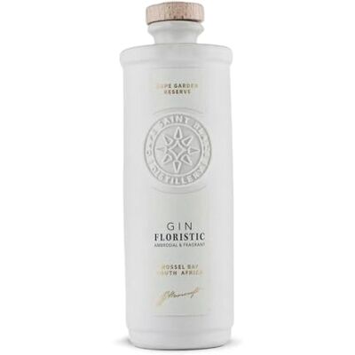 CAPE SAINT BLAIZE Floristic Gin Rose, vanille, safran Gin parfumé et doux d'Afrique du Sud Bouteille unique en porcelaine 700 ml - Publicité CAPE SAINT BLAIZE Floristic Gin Rose, vanille, safran Gin parfumé et doux d'Afrique du Sud Bouteille unique en porcelaine 700 ml - Publicité