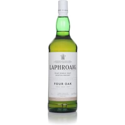 Laphroaig Four Oak Malt Whisky 1 L - Publicité Laphroaig Four Oak Malt Whisky 1 L - Publicité