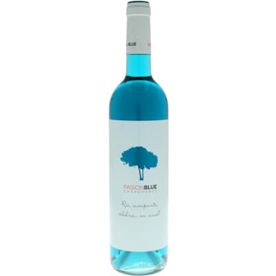 Pasion Blue Vin Blanc 100/100 Chardonnay 9,5° Bouteille 750 ml - Publicité Pasion Blue Vin Blanc 100/100 Chardonnay 9,5° Bouteille 750 ml - Publicité