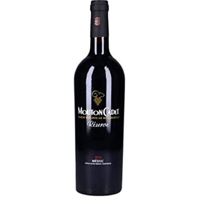 Bo Time Mouton Cadet Réserve Appellation Saint-Emilion Contrôlée 2016 75cl Lot de 2, 4 et 6 Bouteilles Livraison Gratuite France Expédition par la sté (6) - Publicité Bo Time Mouton Cadet Réserve Appellation Saint-Emilion Contrôlée 2016 75cl Lot de 2, 4 et 6 Bouteilles Livraison Gratuite France Expédition par la sté (6) - Publicité