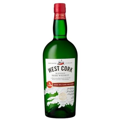 West Cork IPA Cask Matured Blended Whisky 40% Alcool Origine : Irlande Bouteille 70 cl - Publicité West Cork IPA Cask Matured Blended Whisky 40% Alcool Origine : Irlande Bouteille 70 cl - Publicité