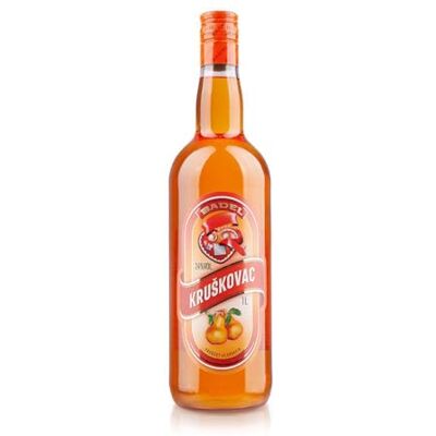 Badel Kruškovac Birnenlikör 24% Vol. 1l - Publicité Badel Kruškovac Birnenlikör 24% Vol. 1l - Publicité