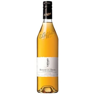 Giffard Liqueur Banane du Brésil et des Caraïbes Recette Française Exotique et Gourmande 70 cl, 700 milliliters - Publicité Giffard Liqueur Banane du Brésil et des Caraïbes Recette Française Exotique et Gourmande 70 cl, 700 milliliters - Publicité