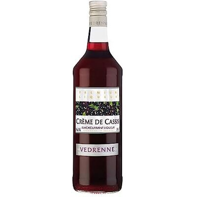 Vedrenne Crème de cassis 15° 1 L 1 litre - Publicité Vedrenne Crème de cassis 15° 1 L 1 litre - Publicité