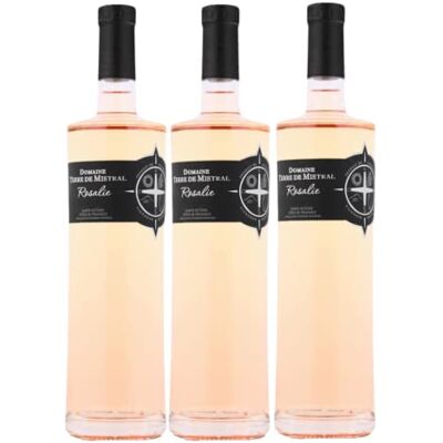 Wine And More Lot de 3 Terre de Mistral – Rosé Rosalie 2021 – AOP Côtes de Provence Sainte Victoire – 3x75cL - Publicité Wine And More Lot de 3 Terre de Mistral – Rosé Rosalie 2021 – AOP Côtes de Provence Sainte Victoire – 3x75cL - Publicité