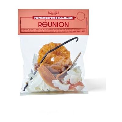 QUAI SUD Mélange pour rhum arrangé Réunion sachet 55g - Publicité QUAI SUD Mélange pour rhum arrangé Réunion sachet 55g - Publicité