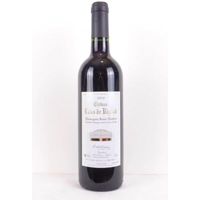 bourg puisseguin saint-émilion château côtes de rigaud (une bouteille de vin) rouge 2010 bordeaux - Publicité bourg puisseguin saint-émilion château côtes de rigaud (une bouteille de vin) rouge 2010 bordeaux - Publicité