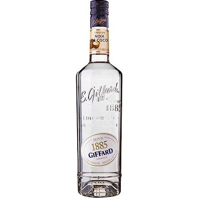 Giffard Liqueur de Noix de Coco Recette Française Fruitée et Douce 70 Cl, 700 milliliters - Publicité Giffard Liqueur de Noix de Coco Recette Française Fruitée et Douce 70 Cl, 700 milliliters - Publicité