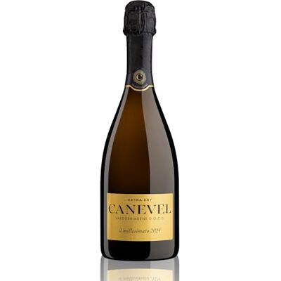CANEVEL "IL MILLESIMATO" 2024 Valdobbiadene Prosecco Superiore DOCG Millesimato Extra Dry 750 ml 1 bouteille - Publicité CANEVEL "IL MILLESIMATO" 2024 Valdobbiadene Prosecco Superiore DOCG Millesimato Extra Dry 750 ml 1 bouteille - Publicité