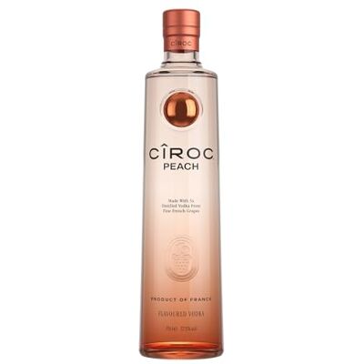 Ciroc Cîroc Peach 0,7L (37,5% Vol.) - Publicité Ciroc Cîroc Peach 0,7L (37,5% Vol.) - Publicité