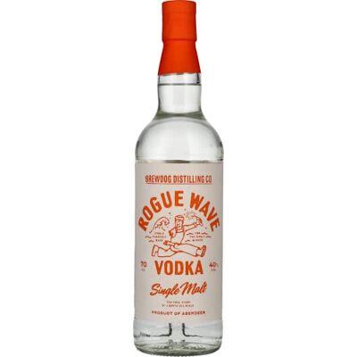 BrewDog Distilling Co. ROGUE WAVE Single Malt Vodka 40% Vol. 0,7l - Publicité BrewDog Distilling Co. ROGUE WAVE Single Malt Vodka 40% Vol. 0,7l - Publicité