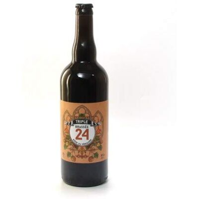 Brasserie artisanale de Sarlat Bière Triple Brassée 24 75cl - Publicité Brasserie artisanale de Sarlat Bière Triple Brassée 24 75cl - Publicité