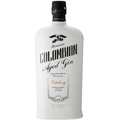 Dictador Colombian Gin Treasure 43%, 1 x 0,7 l - Publicité Dictador Colombian Gin Treasure 43%, 1 x 0,7 l - Publicité