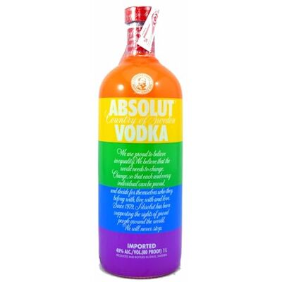 Absolut - Colors 1L - Vodka - Publicité Absolut - Colors 1L - Vodka - Publicité
