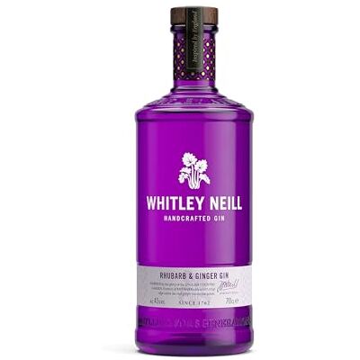 Whitley Neill Rhubarb Gin, 70 cl - Publicité Whitley Neill Rhubarb Gin, 70 cl - Publicité