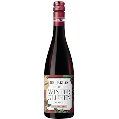 DR. JAGLAS Winzer Vin chaud sans alcool 0,0 – Brillance hivernale avec merlot sans alcool – Bouteille de 0,75 l – Vin chaud sans alcool Merlot à base de VDP Premium Weingut Leitz - Publicité DR. JAGLAS Winzer Vin chaud sans alcool 0,0 – Brillance hivernale avec merlot sans alcool – Bouteille de 0,75 l – Vin chaud sans alcool Merlot à base de VDP Premium Weingut Leitz - Publicité