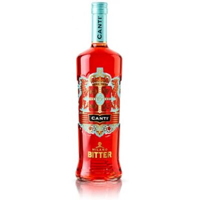 Canti Bitter Milano 25%, apéritif aux agrumes, notes épicées s'entremêlant dans une finale longue et vibrante, 1x1L - Publicité Canti Bitter Milano 25%, apéritif aux agrumes, notes épicées s'entremêlant dans une finale longue et vibrante, 1x1L - Publicité