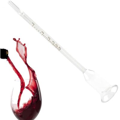 Thalire Vinomètre en Verre 0-25% – Alcoomètre Précis pour Mesurer l'Alcool dans le Vin et la Bière, Densimètre Solide et Durable, Alcoomètre Mesure Idéal pour la Vinification Maison et la Bière Artisanale - Publicité Thalire Vinomètre en Verre 0-25% – Alcoomètre Précis pour Mesurer l'Alcool dans le Vin et la Bière, Densimètre Solide et Durable, Alcoomètre Mesure Idéal pour la Vinification Maison et la Bière Artisanale - Publicité