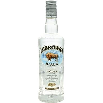 Żubrówka Zubrowka Biala 0,5L (40% Vol.) - Publicité Żubrówka Zubrowka Biala 0,5L (40% Vol.) - Publicité